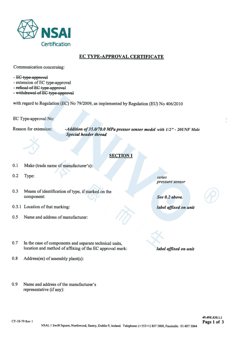 EC79 Certification