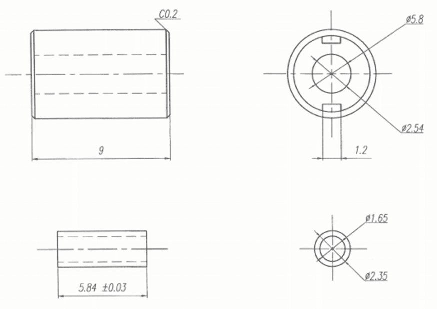 Series miniature displacement sensor / UN-188