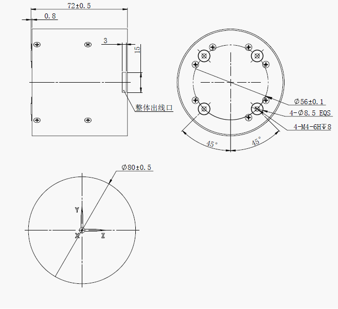 UGTU300 series fiber optic gyroscope IMU
